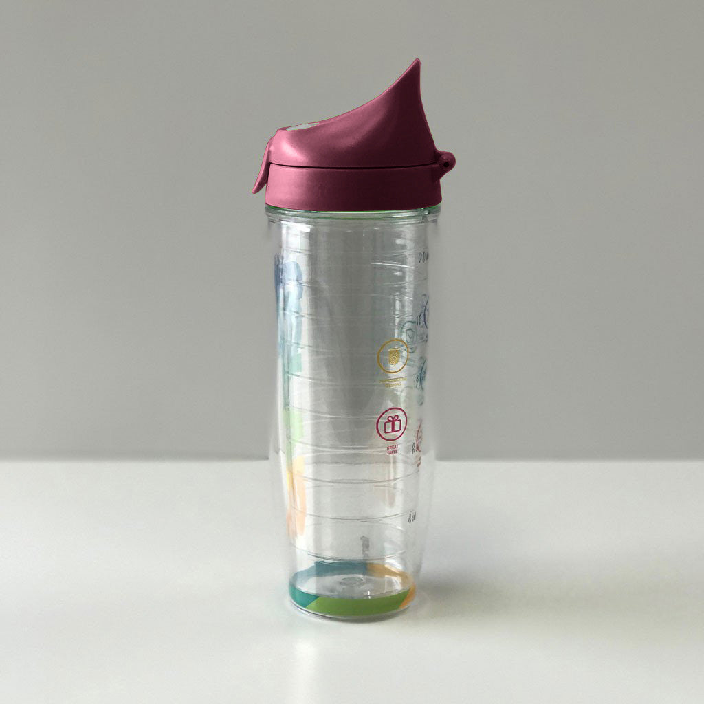 Tervis 24oz Water Bottle with Maroon Lid