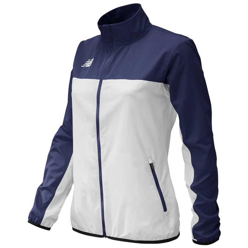 New Balance Women's Team Navy Athletics Warm-Up Jacket