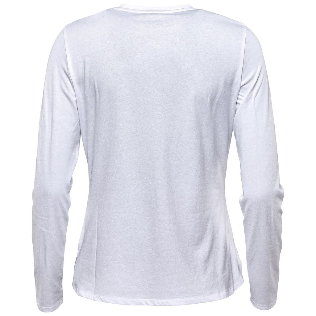 Stormtech Women's White Torcello Long Sleeve Henley