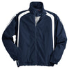 Sport-Tek Men's True Navy/ White Tall Colorblock Raglan Jacket