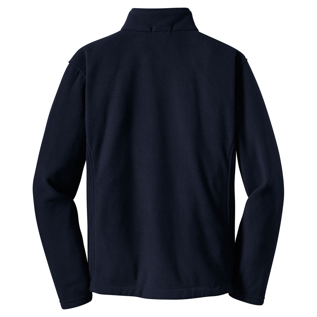 Port Authority Men's True Navy Tall Value Fleece 1/4-Zip Pullover
