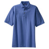 Port Authority Men's Faded Blue Tall Pique Knit Polo
