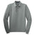 Port Authority Men's Cool Grey Tall Silk Touch Long Sleeve Polo