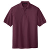 Port Authority Men's Maroon Tall Silk Touch Polo