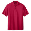 Port Authority Men's Red Tall Silk Touch Polo
