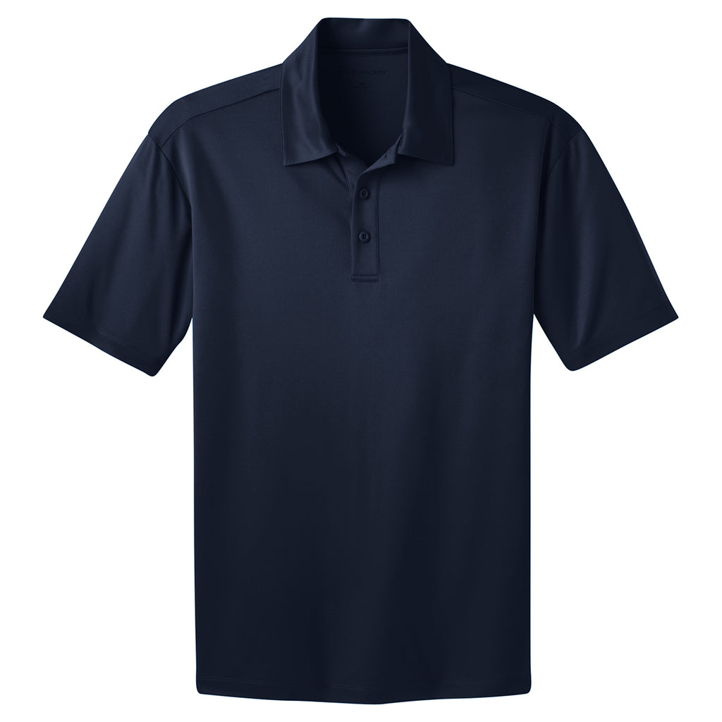 Port Authority Men's Navy Tall Silk Touch Performance Polo