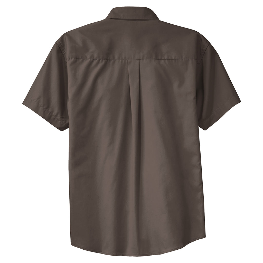 Port Authority Men's Bark Tall Short Sleeve Easy Care Shirt