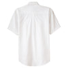 Port Authority Men's White/Light Stone Tall Short Sleeve Easy Care Shirt