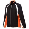 Elevate Men's Black/Orange/White Kelton Track Jacket