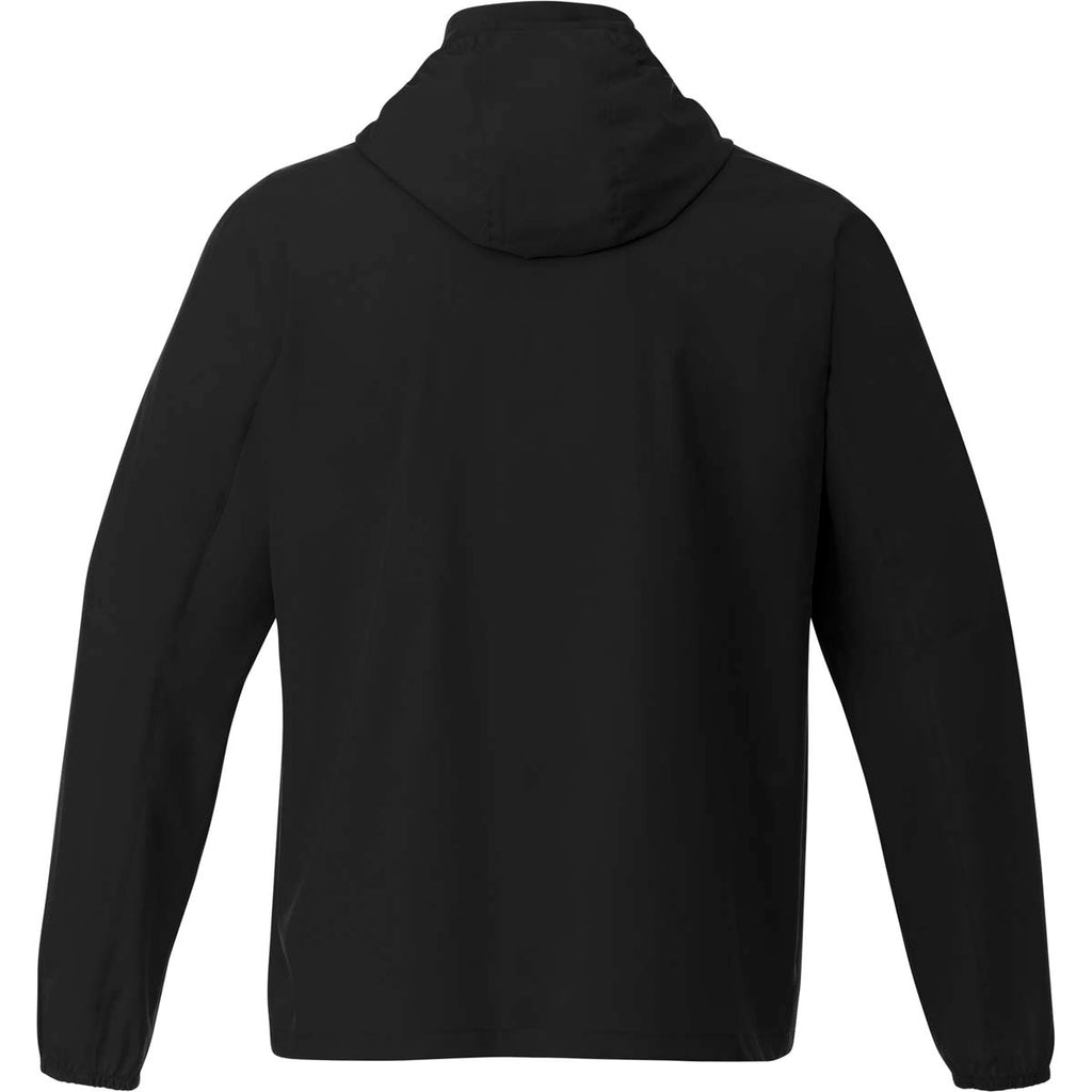 Elevate Men's Black Toba Packable Jacket
