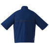 Elevate Men's Vintage Navy/Grey Storm Powell Short Sleeve Half Zip Windshirt