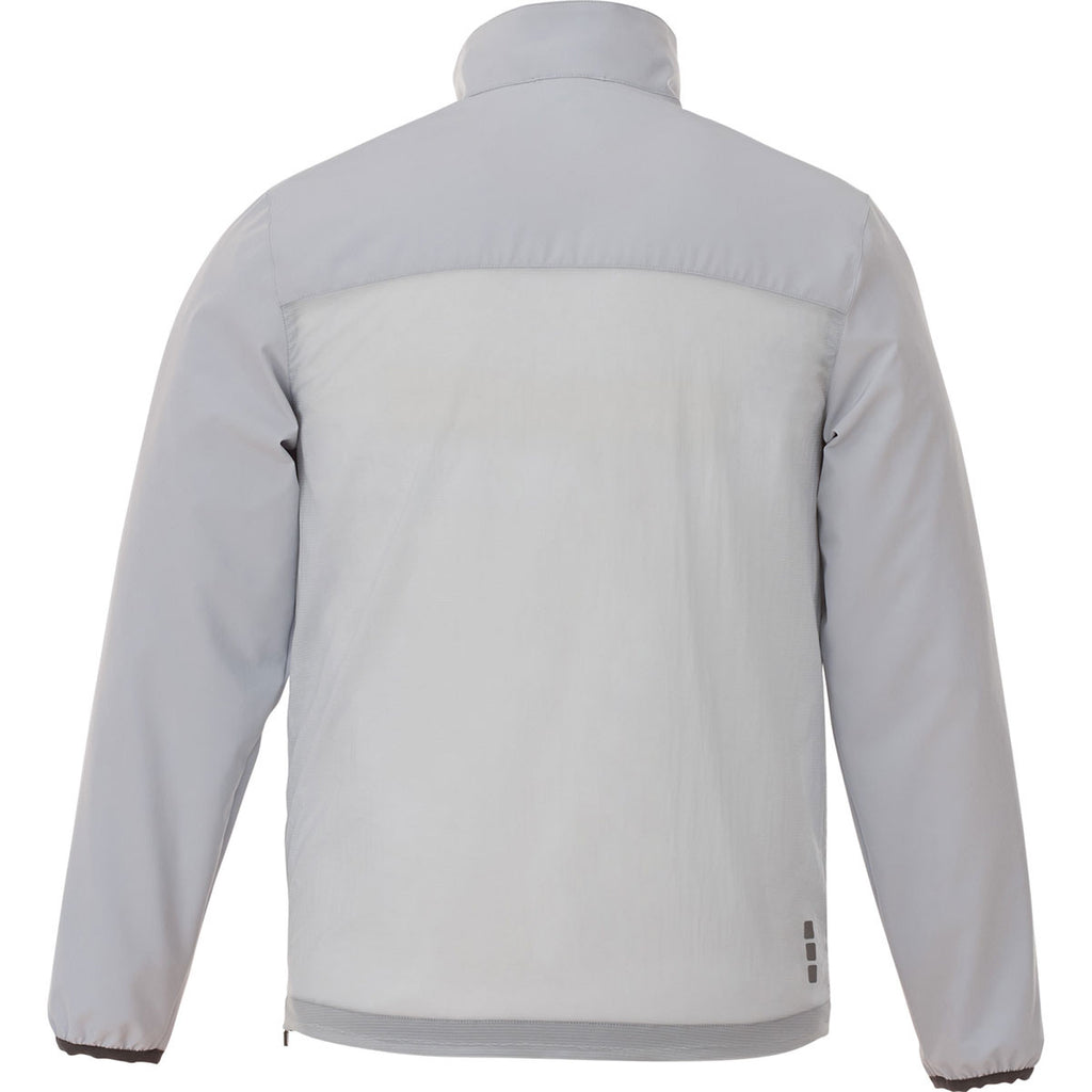 Elevate Men's Light Grey Odaray Half Zip Jacket
