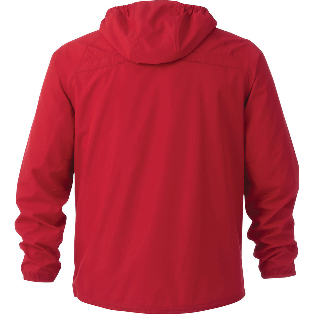 Elevate Men's Team Red Kinney Packable Jacket