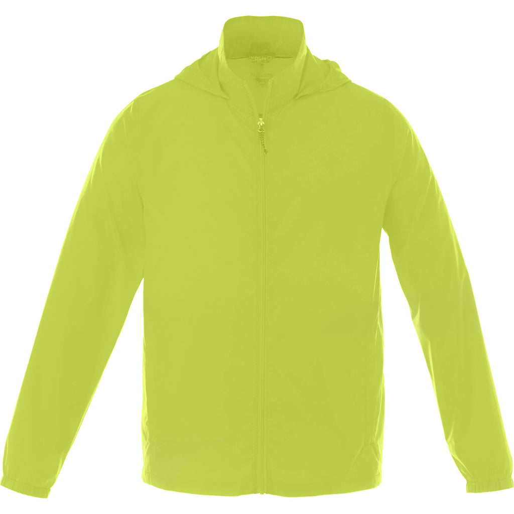 Elevate Men's Hi-Liter Green Darien Packable Lightweight Jacket