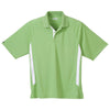 Elevate Men's Green Tea/White Mitica Short Sleeve Polo