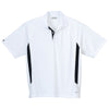 Elevate Men's White/Black Mitica Short Sleeve Polo