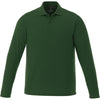 Elevate Men's Forest Green Mori Long Sleeve Polo