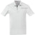 Elevate Men's White/Steel Grey Wilcox Short Sleeve Polo