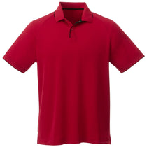 Elevate Men's Team Red/Black Remus Short Sleeve Polo
