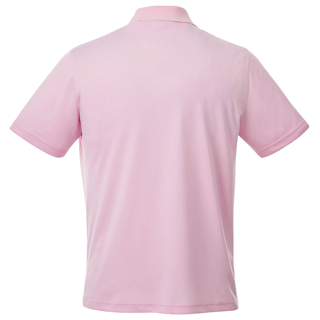 Elevate Men's Pink Zircon Otis Short Sleeve Polo