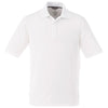 Elevate Men's White Dade Short Sleeve Polo Tall