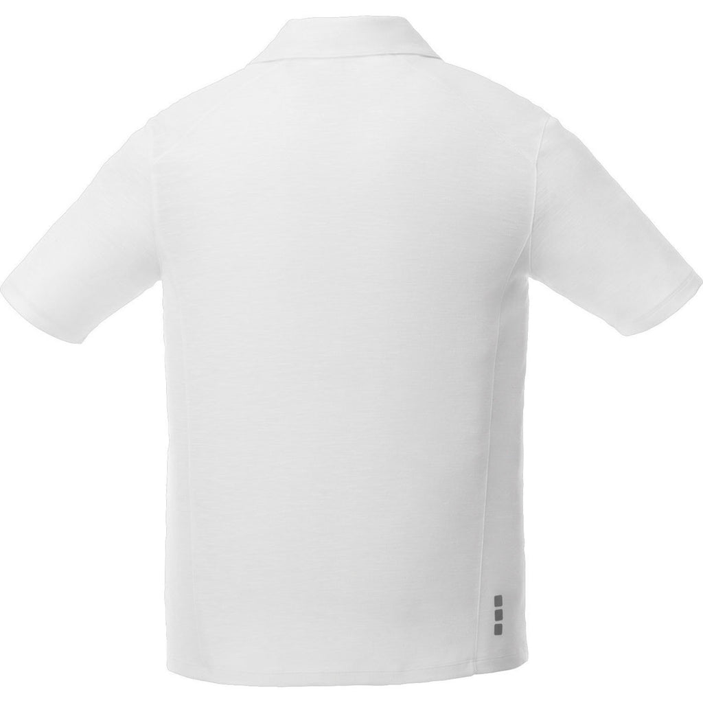 Elevate Men's White Jepson Short Sleeve Polo