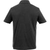 Elevate Men's Heather Dark Charcoal Concord Short Sleeve Polo