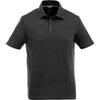 Elevate Men's Heather Dark Charcoal Concord Short Sleeve Polo