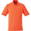 Elevate Men's Orange Belmont Short Sleeve Polo