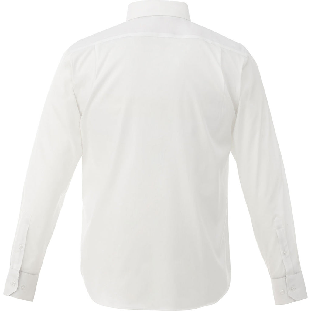 Elevate Men's White Cromwell Long Sleeve Shirt