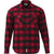 Roots73 Men's Dark Red/Black Sprucelake Long Sleeve Shirt