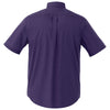 Elevate Men's Dark Plum Colter Short Sleeve Shirt