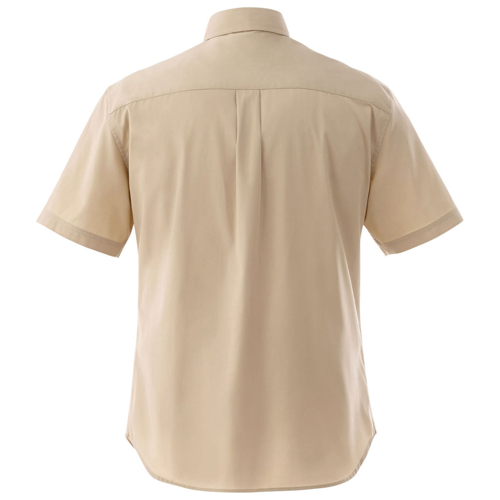 Elevate Men's Desert Khaki Stirling Short Sleeve Shirt