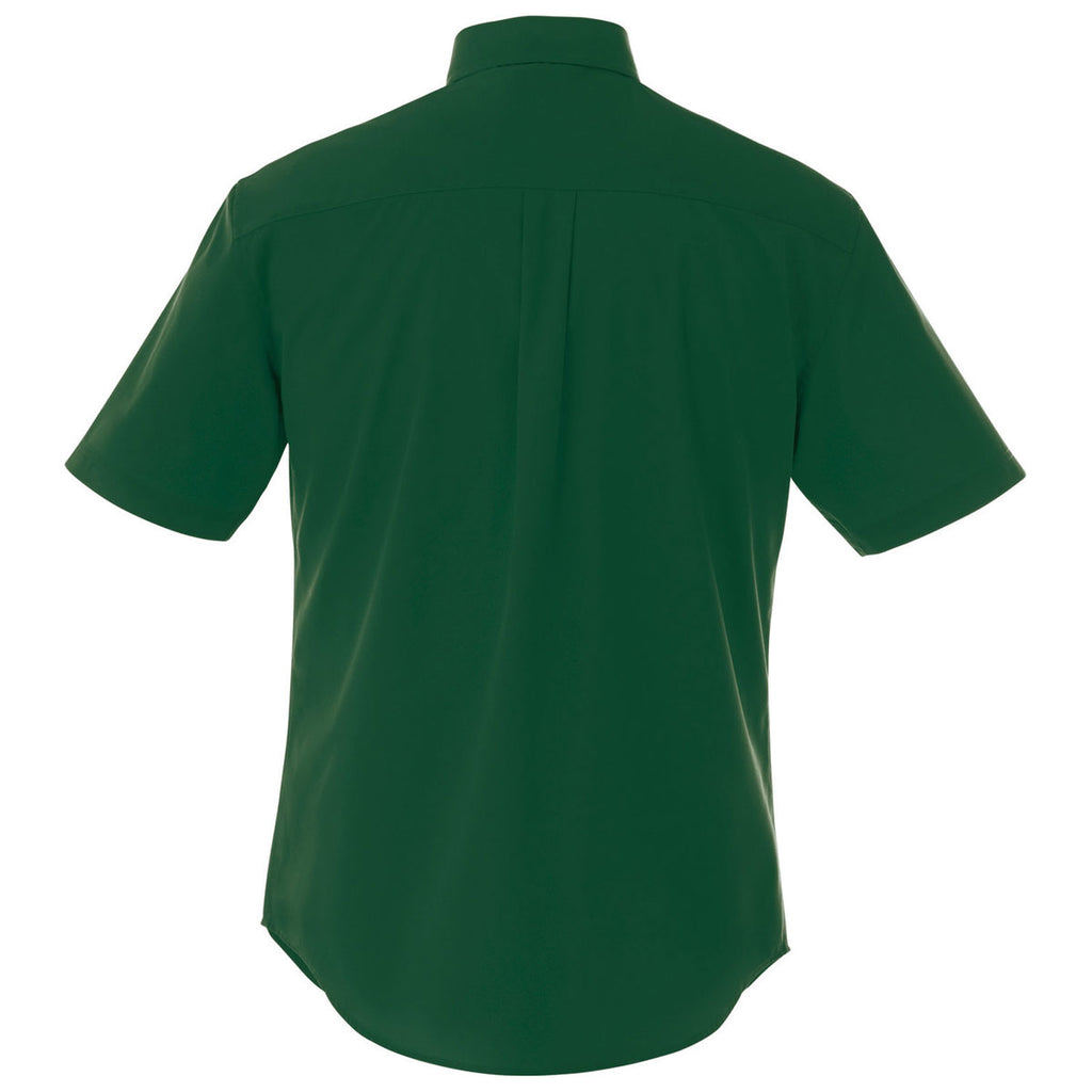 Elevate Men's Forest Green Stirling Short Sleeve Shirt