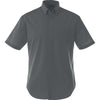 Elevate Men's Grey Storm Stirling Short Sleeve Shirt