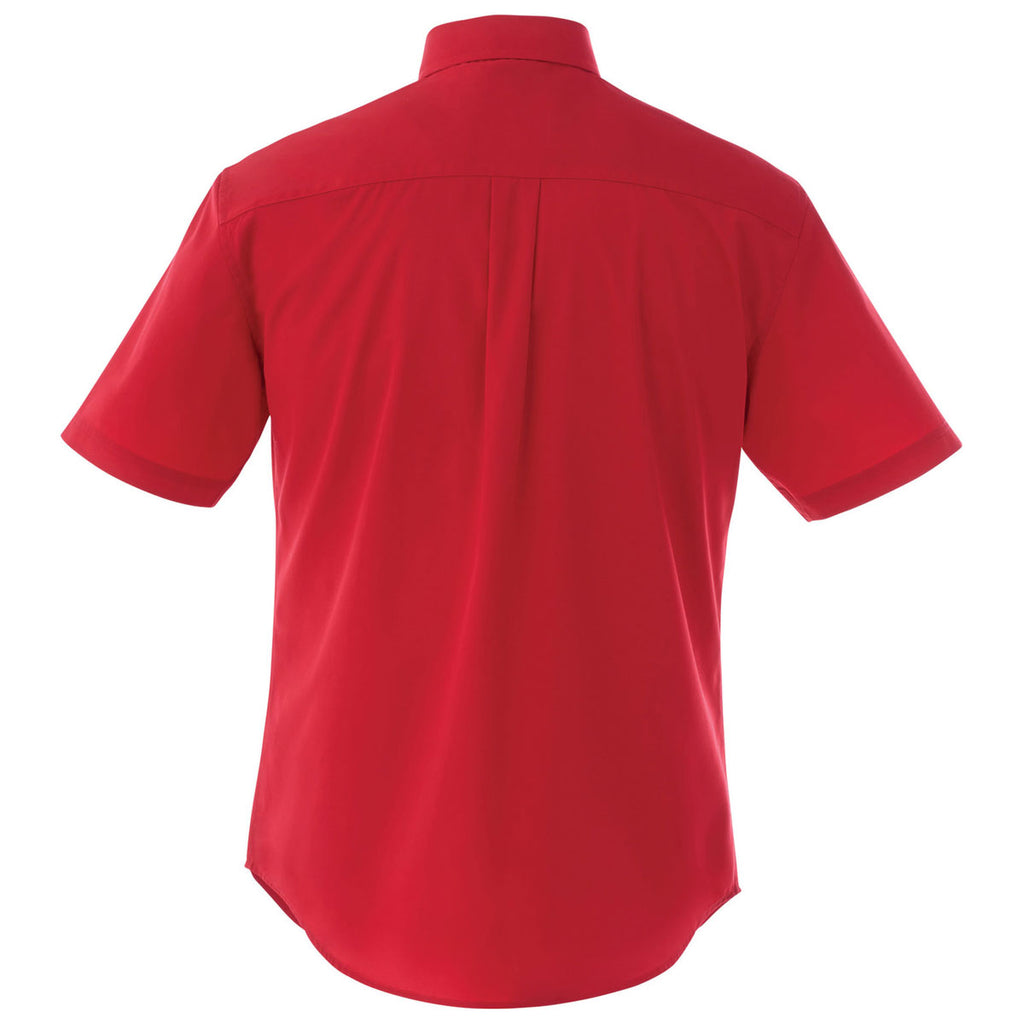 Elevate Men's Team Red Stirling Short Sleeve Shirt
