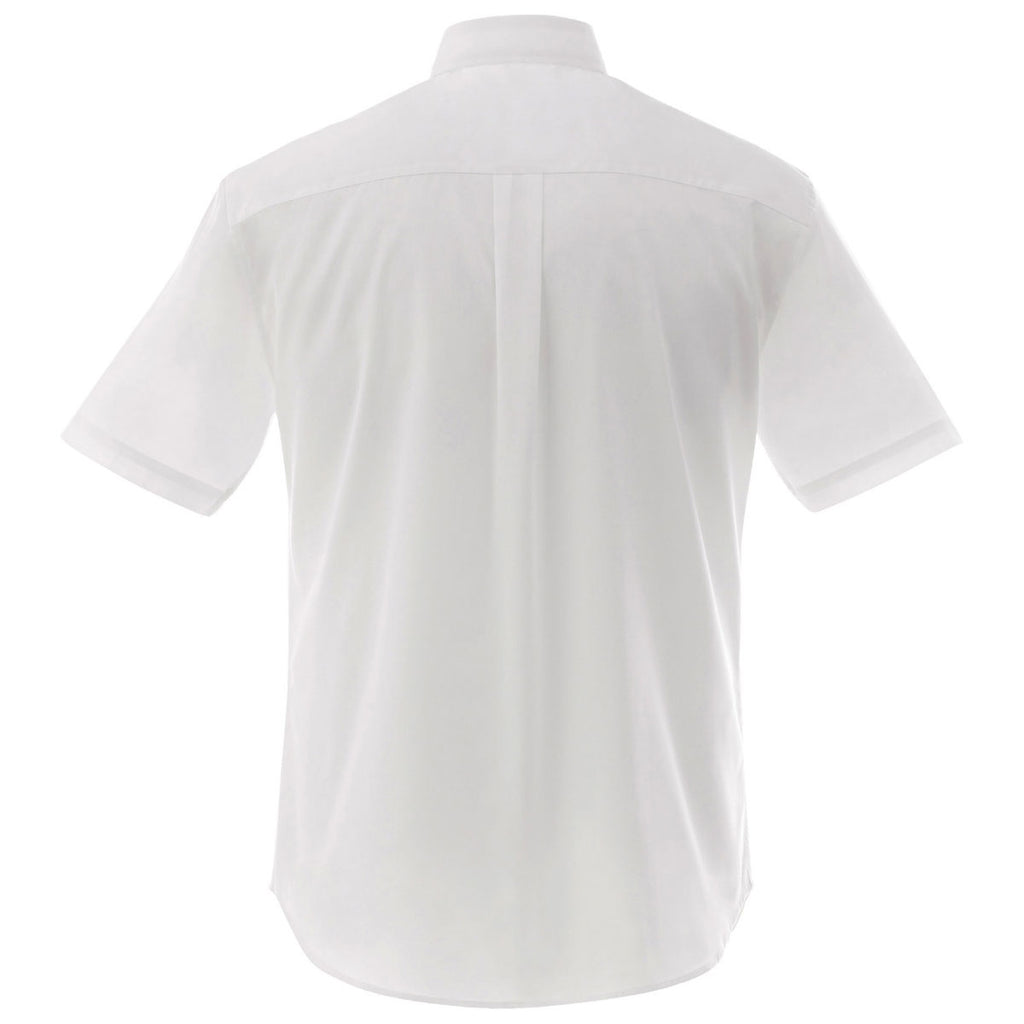 Elevate Men's White Stirling Short Sleeve Shirt