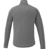 Elevate Men's Heather Dark Charcoal Taza Knit Quarter Zip