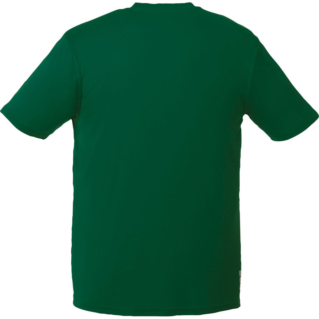 Elevate Men's Forest Green Omi Short Sleeve Tech T-Shirt
