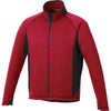 Elevate Men's Vintage Red Langley Knit Jacket