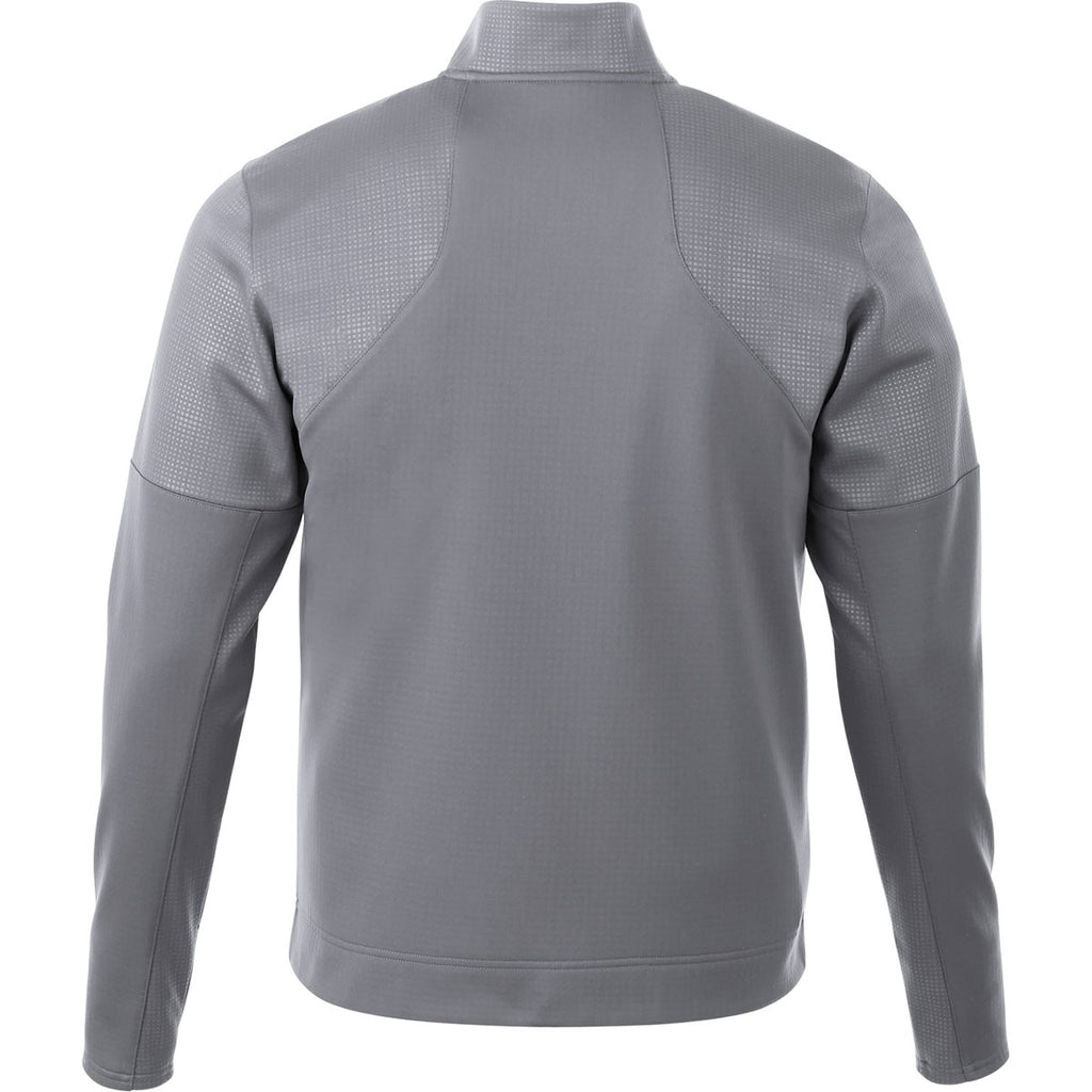 Elevate Men's Steel Grey Senger Knit Jacket