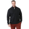 Trimark Men's Black Dayton Classic Fleece Half Zip Pullover