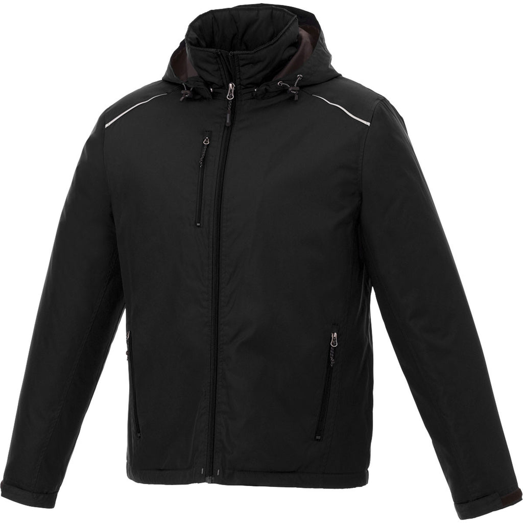 Elevate Men's Black Arden Fleece Lined Jacket