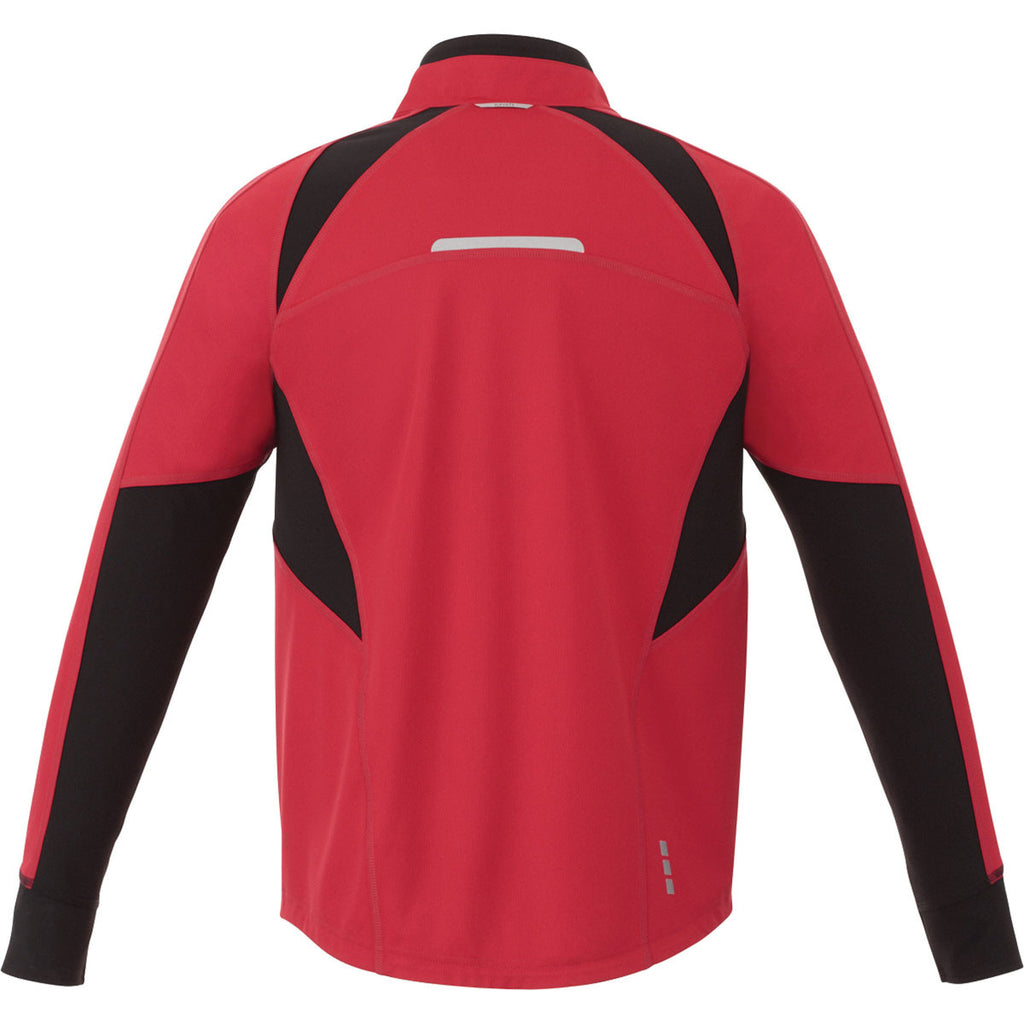 Elevate Men's Team Red Sitka Hybrid Softshell Jacket