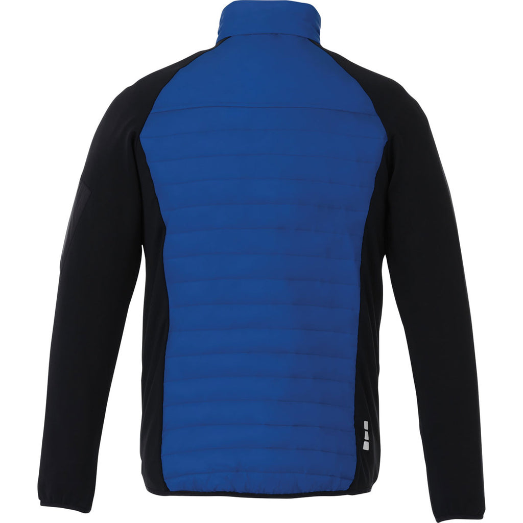 Elevate Men's New Royal/Black Banff Hybrid Insulated Jacket