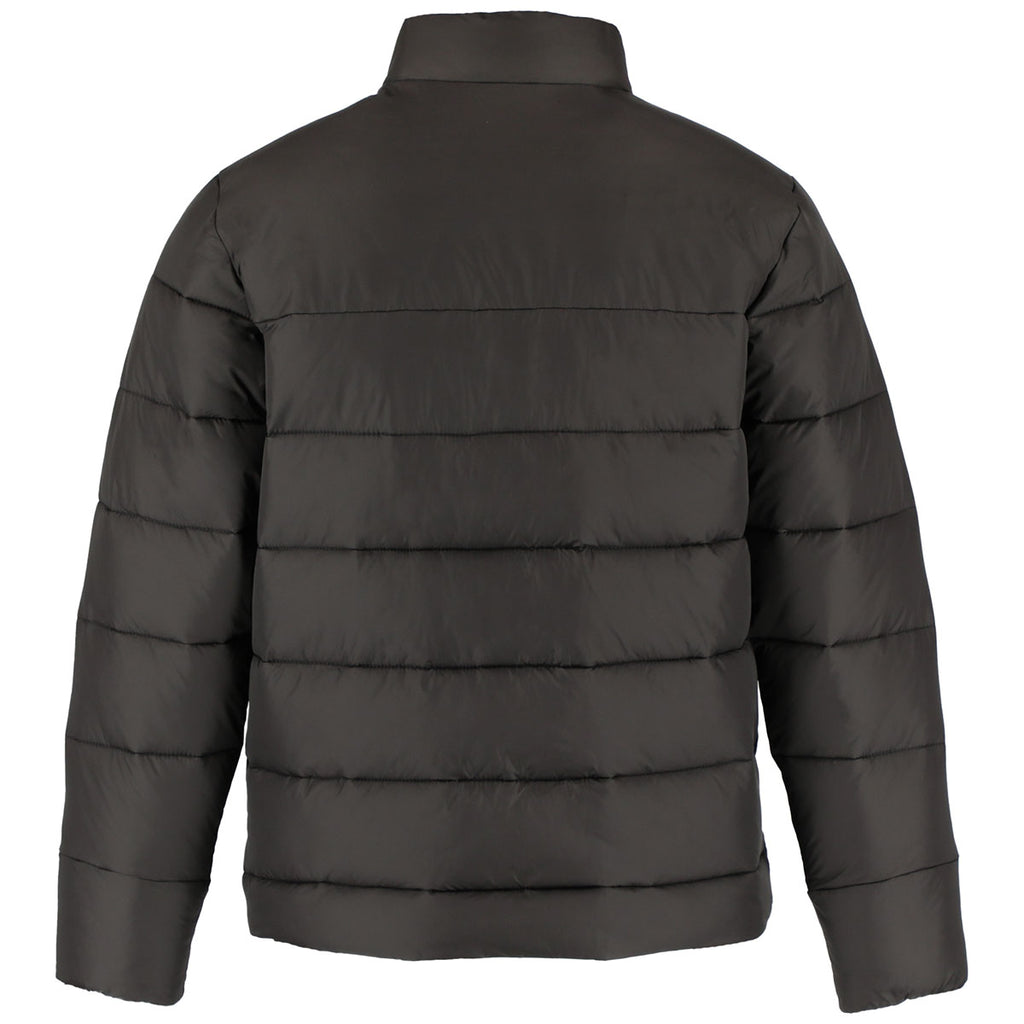 Trimark Men's Black Geneva Eco Packable Insulated Jacket