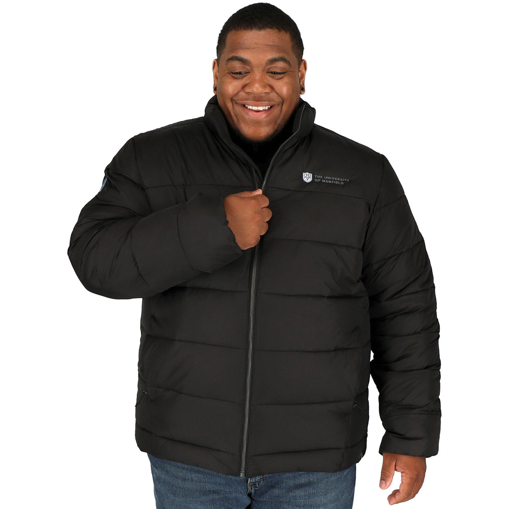 Trimark Men's Black Geneva Eco Packable Insulated Jacket