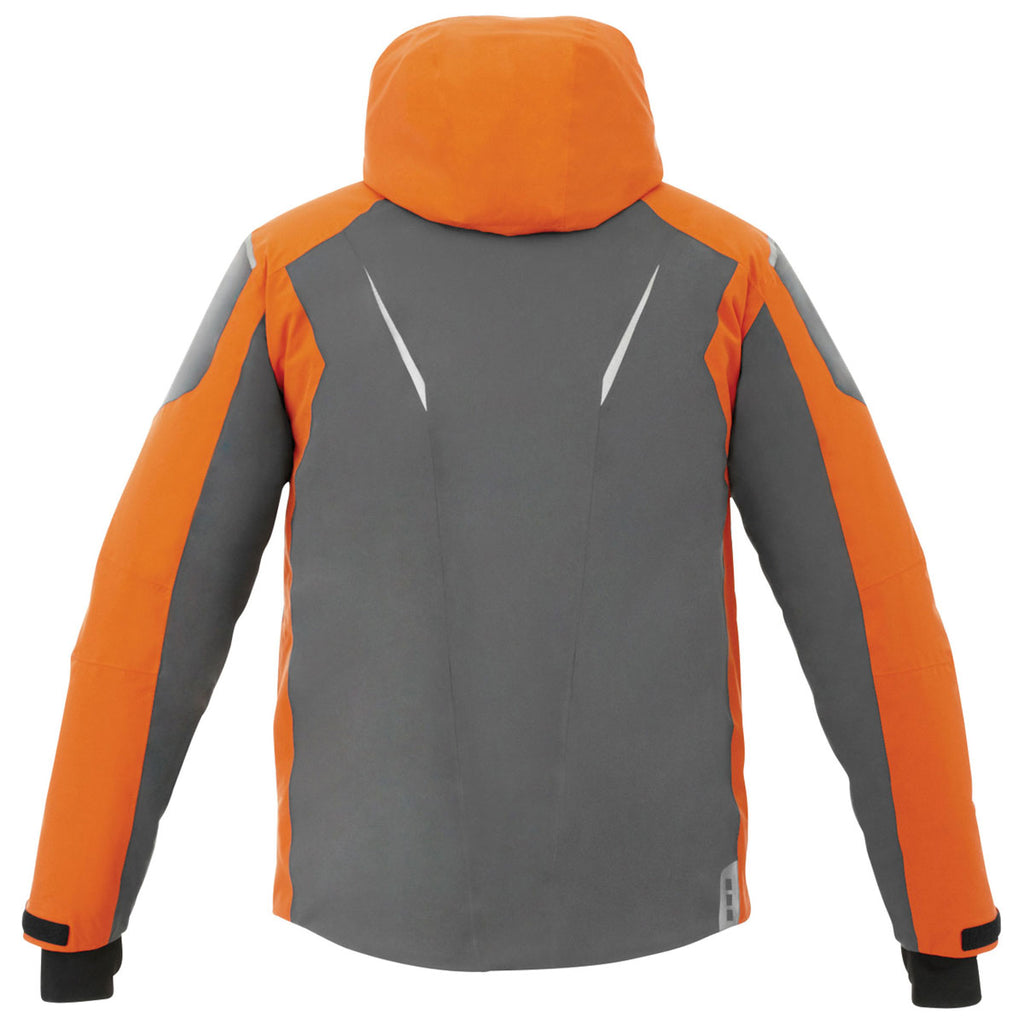 Elevate Men's Grey Storm/Saffron Ozark Insulated Jacket