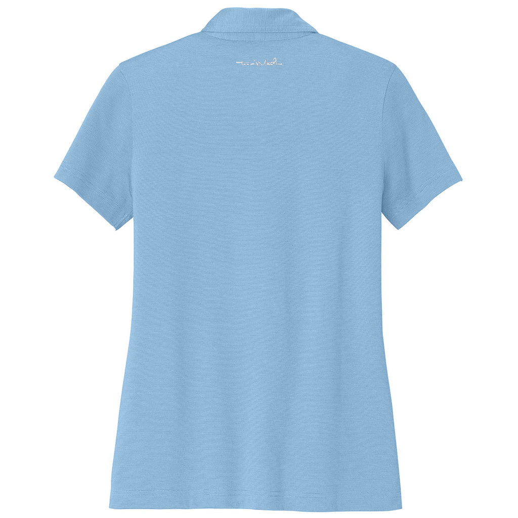 TravisMathew Women's Strong Blue Heather Sunnyvale Polo