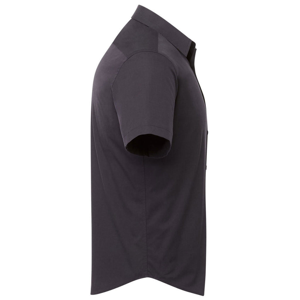 UNTUCKit Men's Black Classic Coufran Short Sleeve Shirt